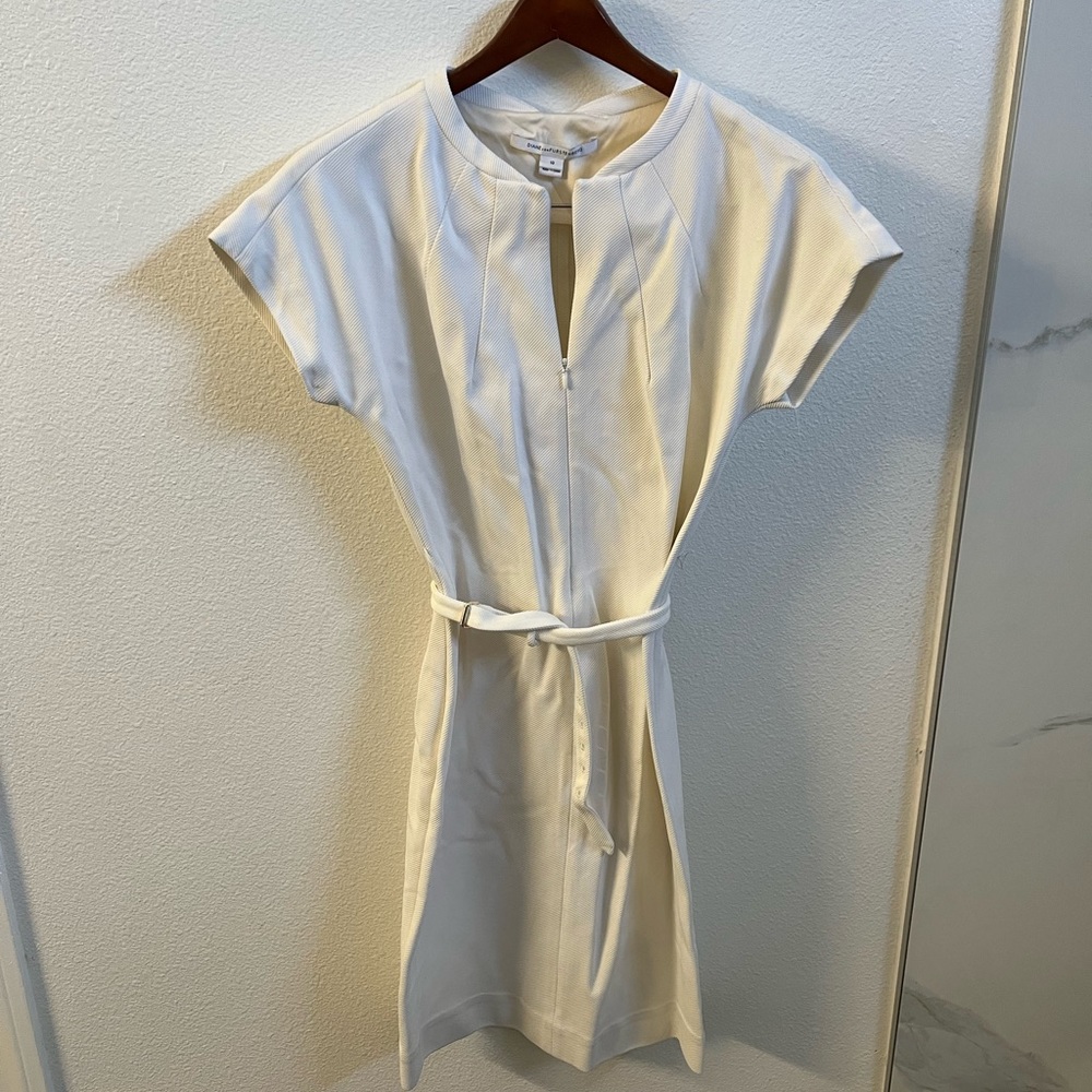 White Diane Van Firstenberg Dress